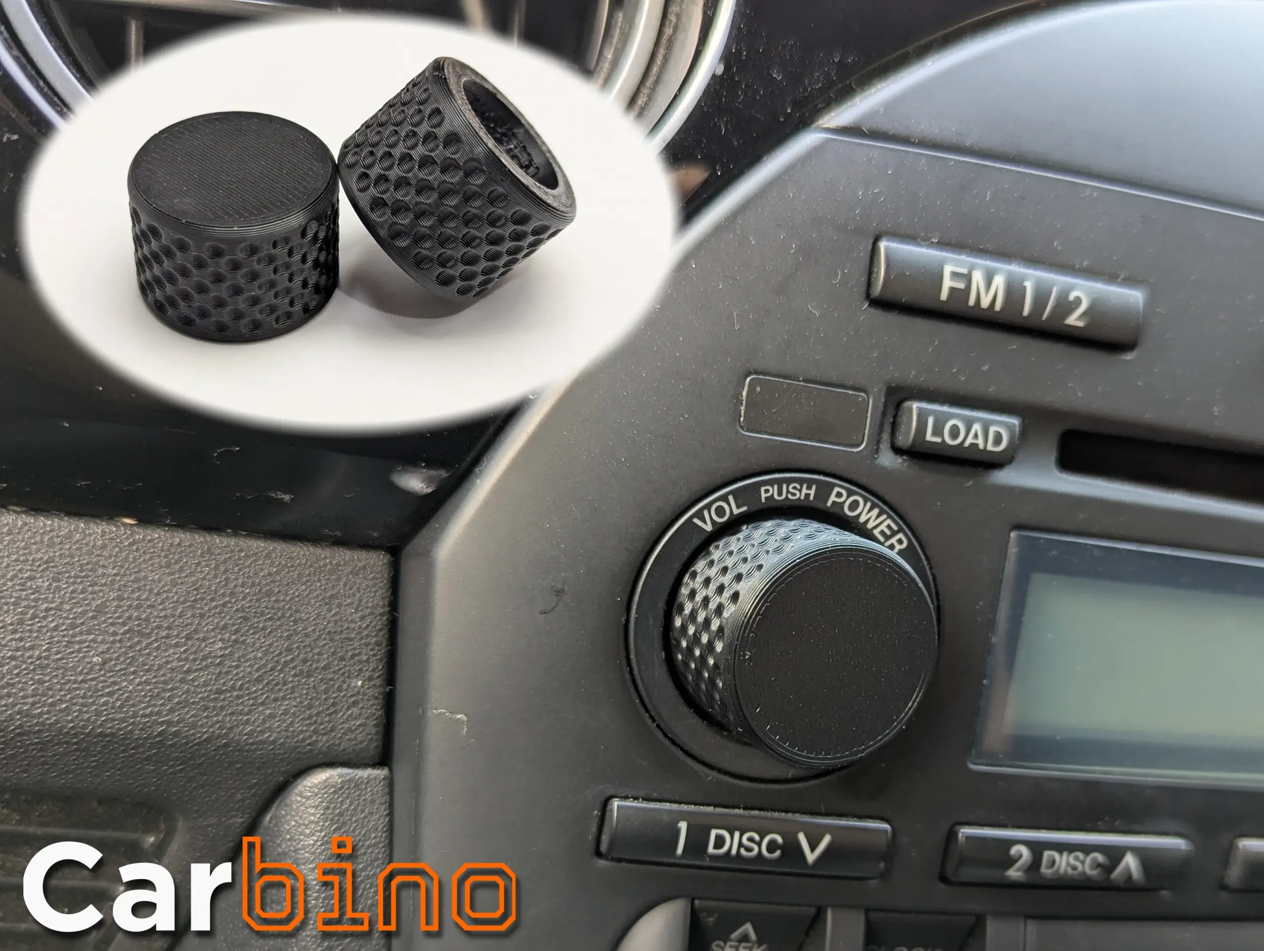 Radio Volume & Power Knobs - for Mazda MX-5 Mk3 (NC)